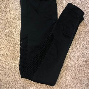 VSX Sport leggings. Design with holes up the legs!
